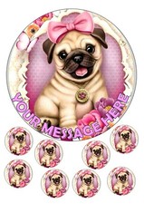 PUG / PUGS  NO 3 PERSONALISED