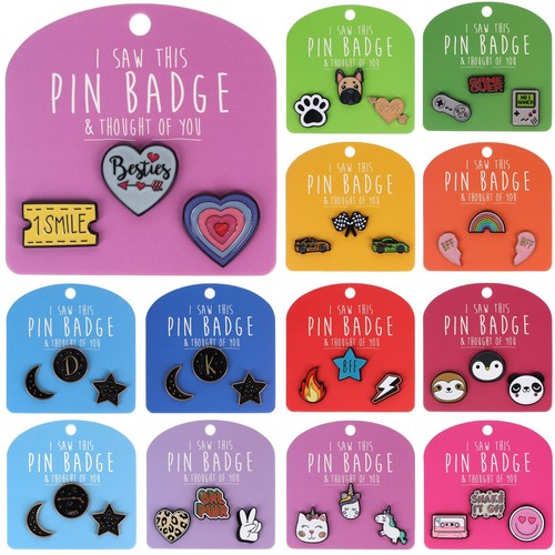 Enamel pin badge - pin, set