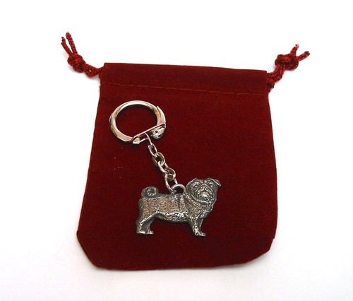 Pug dog pewter collectable - pug,