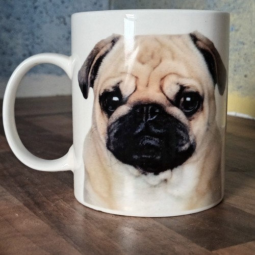 Puckator fine china mug - mug, pugs