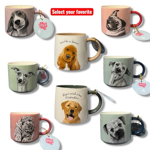 Dog breed printed ceramic - printed,