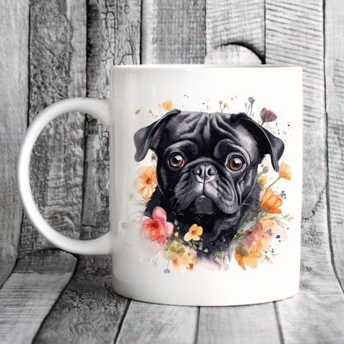 Pug dog mug ideal gift - pug,
