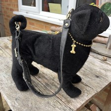 Pug Dog Handbag Plush Zip