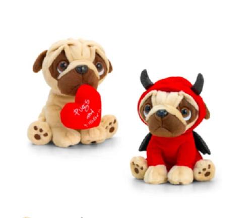 Keel toys pugsley 14cm - keel,