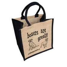 Dog Breeds Jute Shopping Bags