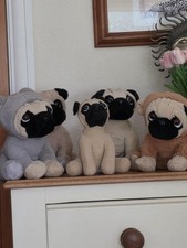 Plethora of Plush Pugs, 5 In