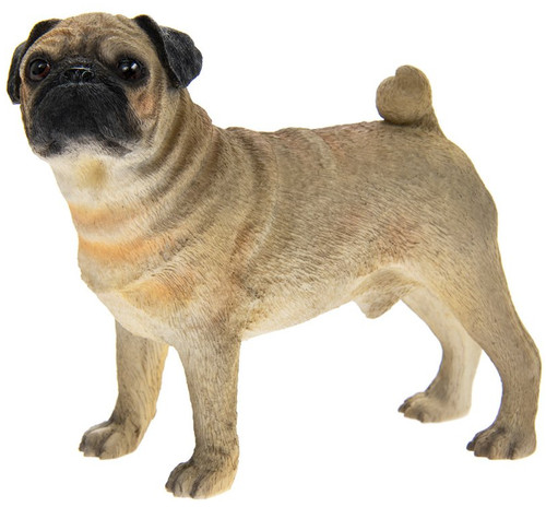 Fawn pug dog - dog, figure