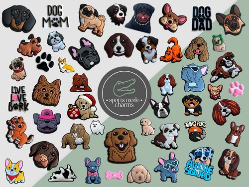 Dogs charms for shoes clogs - -,