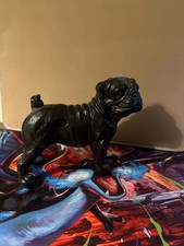 Black Pug Ornament Decretive